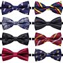 6 Pcs Designer Bowties Floral Cotton Boys Bow Tie