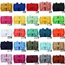 7" Kid Accessories Bows Soft Elastic Waffle Headband - Solid Color Top Knot Headwear for Baby Girl