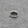 7Mm Width Stainless Steel Silver Color Square Classic Ring Men Signet Polished Seal Band Rings
