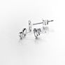 925 Sterling Silver Double Infinity Earrings
