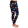 92% Polyester 8% Spandex 230Gsm Buttery Soft Colorful Butterfly Leggings