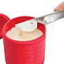 A624 Bacon Grease Container Piglet Shape Food Grade Silicone Grease Collector Kitchen Accessories Bacon Grease Reservoir