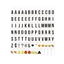 A6 Battery Powered Light up Message and Note Sign Led Cinema Light Box with Magnet Letters Smiles Symbols