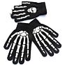 Adult Halloween Skull Ghost Claw Offset Printing Fluorescent Luminous Gloves Outdoor Riding Warm Knitted Gloves