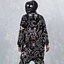 Adult Onesie Pajama Hooded Onesie All over Print Hoodie Pajamas