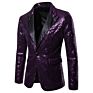 Aixi Fashionable Sequin Black Blazer Men Business Suits