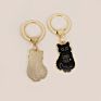 Alloy Kitten Keychain Good Lucky Drip Kitten Ladies Bag Pendant Charm Couple Jewelry Keychain Unisex.