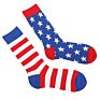 American Flag Socks for 4Th of July Independence Day