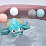 Amphibious Water Pull Wind up Toys Walking Octopus Bath Toys for Kids