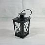 Antique Hanging Metal Lantern Glass Storm Candle Lantern Holder