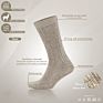 Ar-527 Autumn Logo Long Unisex Alpaca Wool Socks Men Women