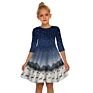 Arrivals Half Sleeve Red Black Plaid Print Dress Christmas Girls Dresses