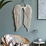 Artilady Bohemian Handmade Macrame Woven Wall Hanging Angel Wings Dream Catcher Tapestry Hogar Room Nursery Decor Gift