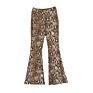 Autumn Casual Hipster Printing Snakeskin Grain Clothing Flared Pants Women's Trousers