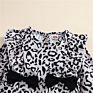 Autumn Infant Baby Girls Clothes Leopard Print Rompers Long Sleeve Ruffles Rompe