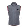 Autumn Knitted Zipper Pockets Contrast Color Thickening Stitching Wool Men's Lamb Velvet Vest