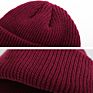 Baby 100% Acrylic Solid Color Kids Beanie Knit Toddler Hats