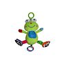 Baby Cute Soft Rattle Toy Teether Soft Plush Ring Rattle Toy for Baby 0-24 Months