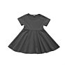 Baby Girl Cotton Dress Girls Short Sleeve Soild Color Dresses Boutique Girls Skirts