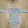 Baby Long-Sleeve Bodysuit Romper with Plain Simple Knitted