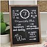 Baby Monthly Milestone Wood Framed Chalkboard 12" X 16"