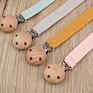 Baby Pacifier Clip Chain for Soothers Cotton Linen Soother Dummy Holder Leash Strap Nipple Holder Infant Feeding