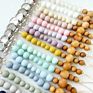 Baby Pacifier Clip Newborn Teether Diy Food Grade Silicone Bead Wooden Animal Bracelet Infant Chewing Teething Toys