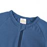 Baby Plain Clothes Newborn Baby Girls Boys Short Sleeve Zipper Bamboo Cotton Rompers
