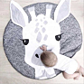 Baby Play Mats Carpet for Kids Room Koala Rabbit Animal Soft Cotton Crawling Mats round Floor Rug Play Mats