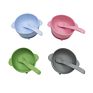 Baby Silicone Bowl Spoon with Lid Baby Feeding Tableware Suction Cup Food Supplement Silicone Bowl Set
