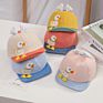 Baby Soft Rim Cartoon Duck Baseball Cap Spring Kids Hats Girls