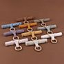 Baby Teether Blanket Muslin Lovey Baby Pacifier Blanket Wooden Teether Newborn Security Blanket