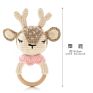 Baby Teether Safe Wooden Toys Mobile Pram Crib Ring Diy Crochet Rattle Soother Teether Toys