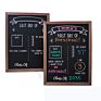 Back To School Small Wood Frame In Colours Chalkboard