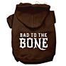 Bad to the Bone Dog Pet Hoodies