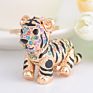 Bag Car Charms Pendants Luxury 3D Animal Diamond Metal Key Chain for Handbag Wallet (Kc253C)