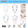 Baltic Amber Teething Necklaces&Non-Toxic Style Nursing Necklace Amber&Food Grade Silicone Beads Jewelry Sets