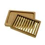 Bamboo Wood Soap Box Plate Dish Eco-Friendly Wooden Soap Dish for Bathroom