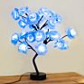 Battery Powered Flower Rose Night Light Rose Tree Table Lamp Flower Light for Home Bedroom Desk Valentine Wedding Decoration