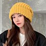 Beanie for Women Hat Knitted Acrylic Wool Hat Warm Cotton Bonnet Cap Female Hats for Girl