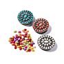 Beautiful Colorful Druzy Agate Slice Phone Poping Grips , Natural Gemstone Turquoise Mobile Phone Tablet Stand Holder