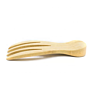 Biumart Eco-Friendly Salad Hands Bamboo Slad Server Set Simple Salad Tools Hand Sever Set