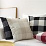 Black and White Farmhouse Decorative Square Checkers Throw Pillow Covers 18X18 Inches Buffalo Check Plaid Cushion Cover