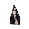Black Cow Tote Bag Women Shoulder Bag Large Capacity Women Handbag with Pu Handles Dom-1061431