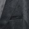 Black Men's Blazer Comfortable Cutting Classic with Fancy Lining Flap Pocket Classic Blazer for Men