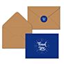 Blue Theme Thank You Cards with Envelope and Stickers, Variety of Styles Greeting Cards