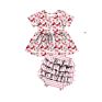 Blue Tie Dye Dress Set Kids Girl Girls Clothing Sets Kids Girls Short Set without on Maniking