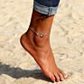 Bohemian Vintage Silver Color Wave Leg Chain Ankle Bracelet for Women Beach Anklet Anklets Foot Jewelry