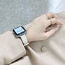 Boorui Luxury Leather 38Mm 42Mm Wristbands Correa for Apple Watch Women Sublimation Band for Iwatch Series