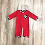 Boyis Baby Boutique Rompers Boys Cotton Rompers with Cow Printed Pocket Infant Jumpsuit